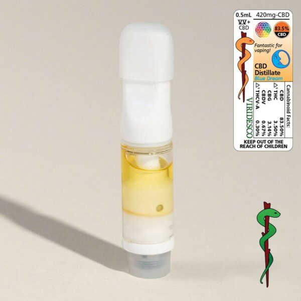 Viridesco – CBD Vape Cart – Blue Dream 0.5ml | HighGradeAid Canada