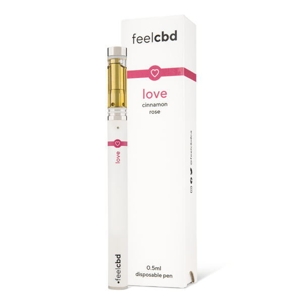 FeelCBD – Love – Dispsable CBD Vape Pen 0.5ml | HighGradeAid Canada