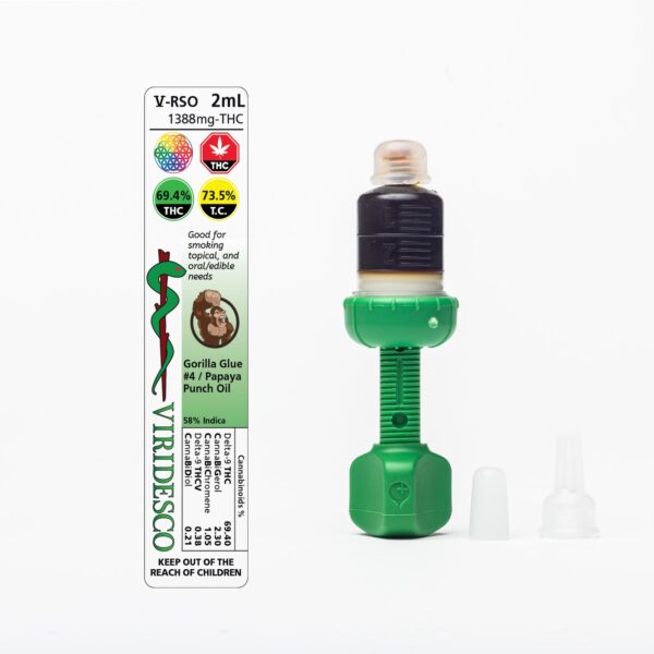 Viridesco – THC / RSO – Gorilla Punch – 2ml | HighGradeAid Canada