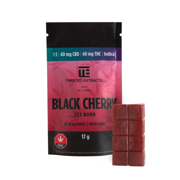 Twisted Extracts – Black Cherry 1:1 Zzz Bombs | HighGradeAid Canada