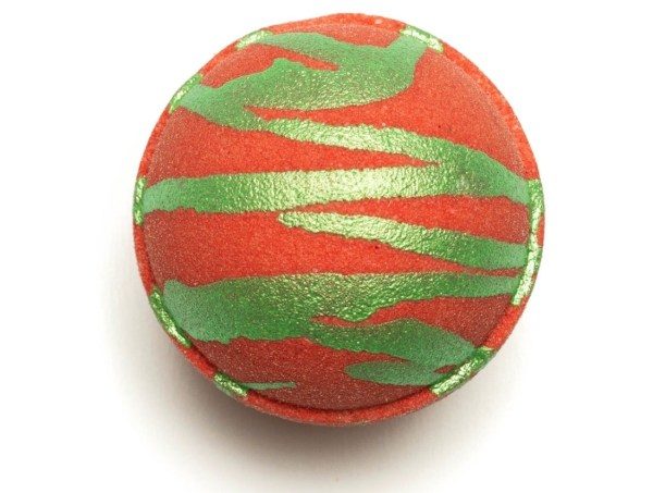 Nikki Stikki Botanicals – CBD Bath Bomb – Christmas Spirit Bomb (red/green) – 300mg CBD | HighGradeAid Canada