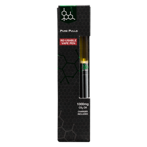 Pure Pulls – CO2 Oil Reusable Vape Pen – Sativa 1ml | HighGradeAid Canada