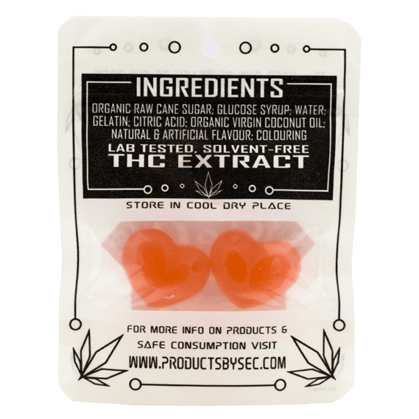 SEC – Hearts- 50mg THC | HighGradeAid Canada