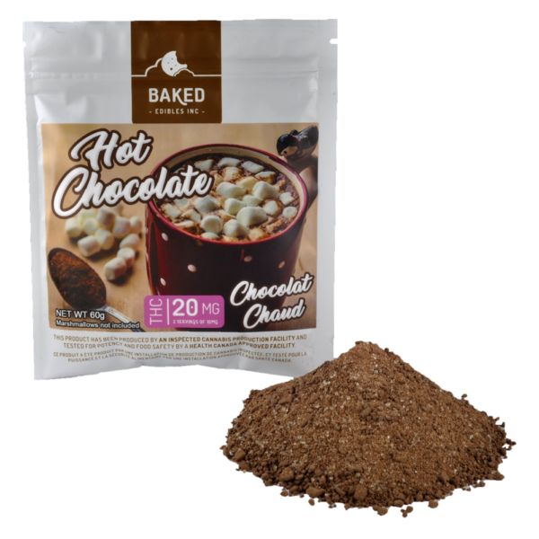 Baked Edibles – Hot Chocolate 20mg THC | HighGradeAid Canada