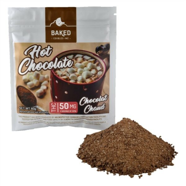 Baked Edibles – Hot Chocolate 50mg THC | HighGradeAid Canada