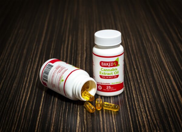 Baked Edibles – THC Extract Capsules 25mg | HighGradeAid Canada