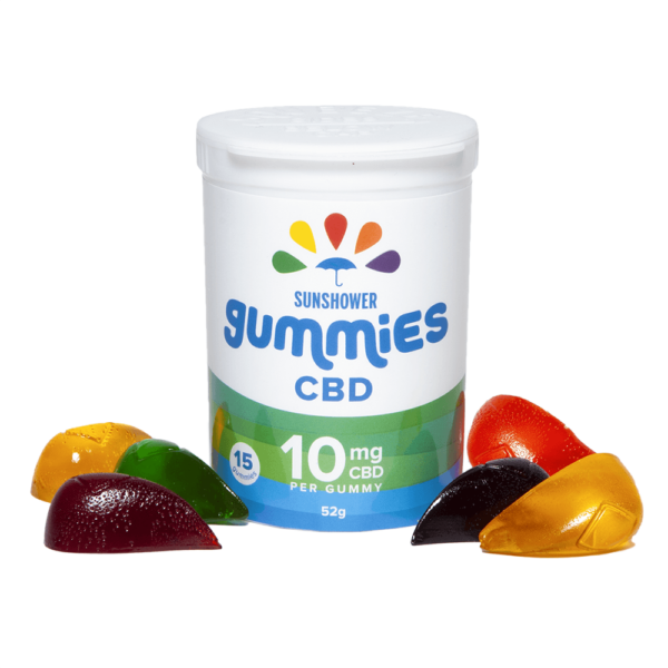 Baked Edibles – Sunshower Gummies CBD – 10mg | HighGradeAid Canada