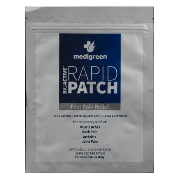 Medigreen Rapid CBD Patch – Fast Pain Relief | HighGradeAid Canada