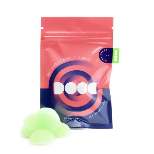 Dose Edibles Gummies – Kiwi Fruit | HighGradeAid Canada