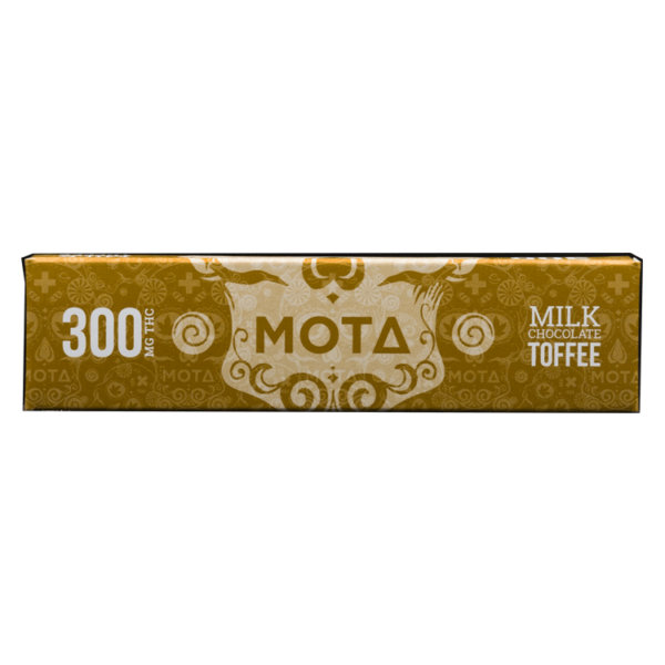 MOTA Edibles – Milk Chocolate Toffee Bar – 300mg THC | HighGradeAid Canada