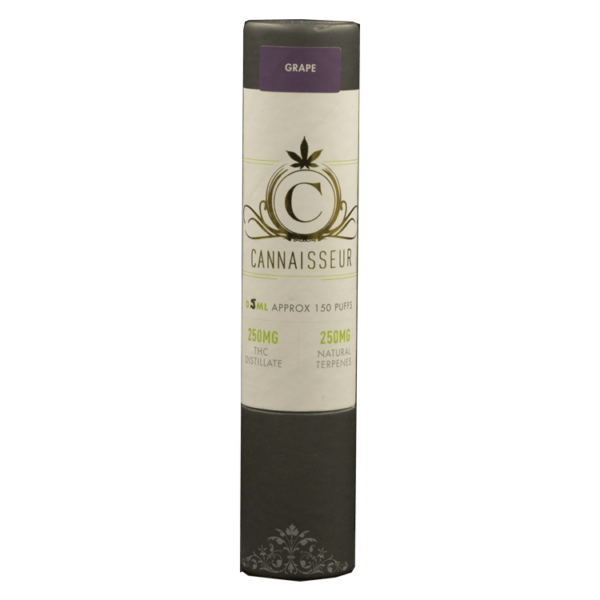 Cannaisseur – Disposable THC Distillate Pen – Grape 0.3ml | HighGradeAid Canada