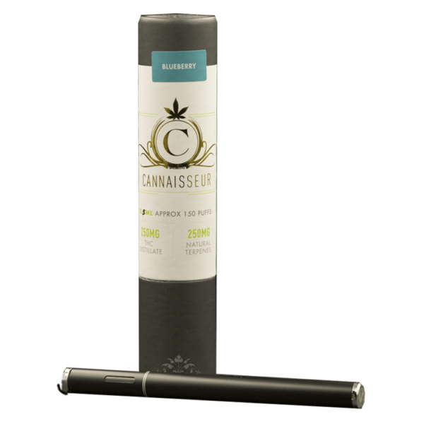 Cannaisseur – Disposable THC Distillate Pen – Blueberry 0.5ml | HighGradeAid Canada