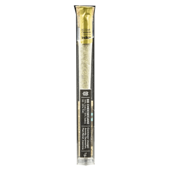 Flowerpwr – Pre-Roll – BB Cheesecake – 1g | HighGradeAid Canada