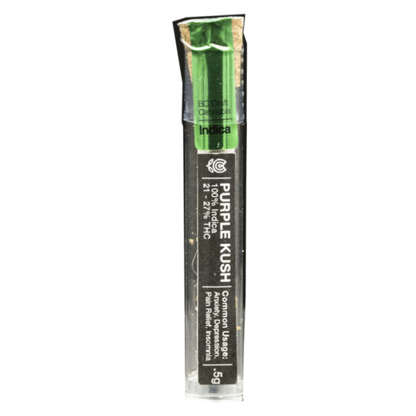 Flowerpwr – Pre-Roll – Purple Kush – 0.5g | HighGradeAid Canada