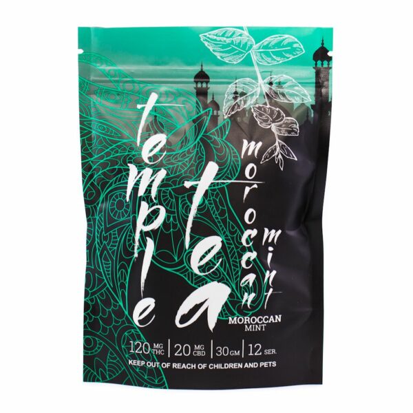 Temple Tea – Moroccan Mint – 120mg THC | HighGradeAid Canada