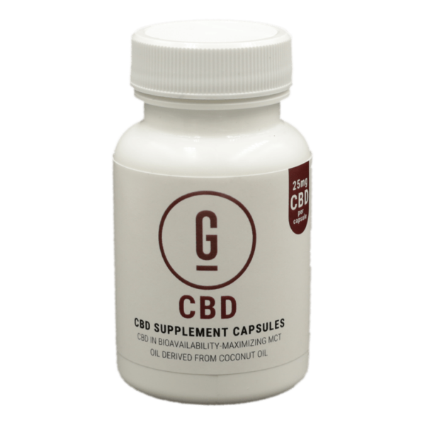 CBD Capsules – 25mg | HighGradeAid Canada