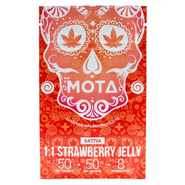 Mota – White Cube CBD – Strawberries & Cream – 180mg CBD | HighGradeAid Canada
