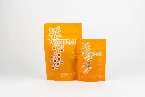 Kootenay Labs – Sativa Gummies – Apricot – 250mg THC | HighGradeAid Canada