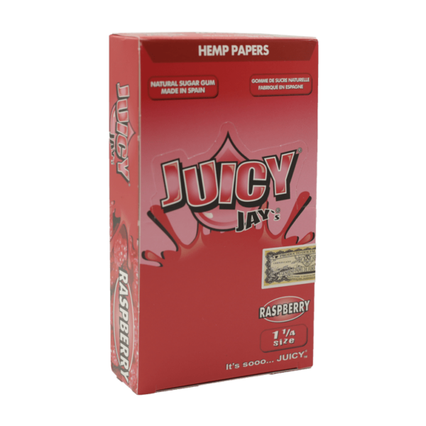 Juicy Jay’s – Hemp Papers (1.25 inch) – Raspberry | HighGradeAid Canada