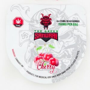 The Green Samurai – Cherry Gummies – 150mg | HighGradeAid Canada