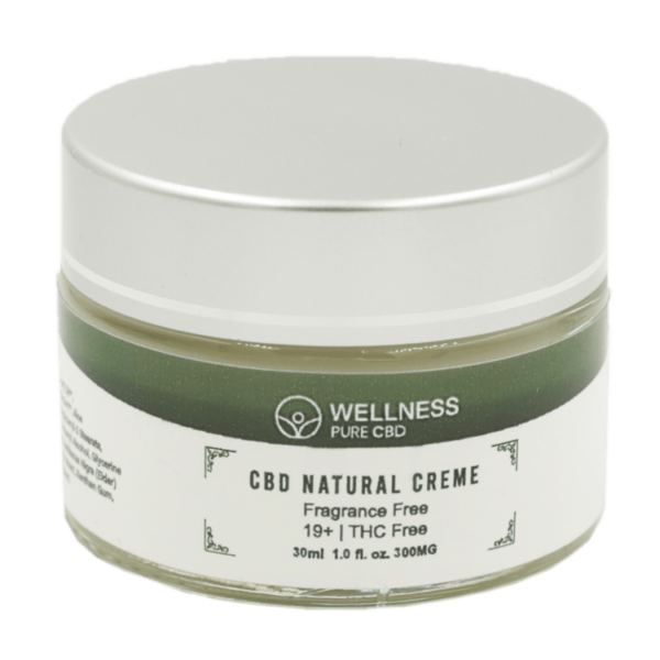 Wellness Pure CBD – Natural Creme – 500mg | HighGradeAid Canada