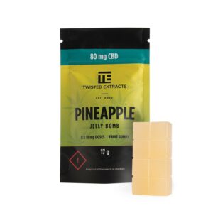 Twisted Extracts – Pineapple Jelly Bombs – CBD | HighGradeAid Canada