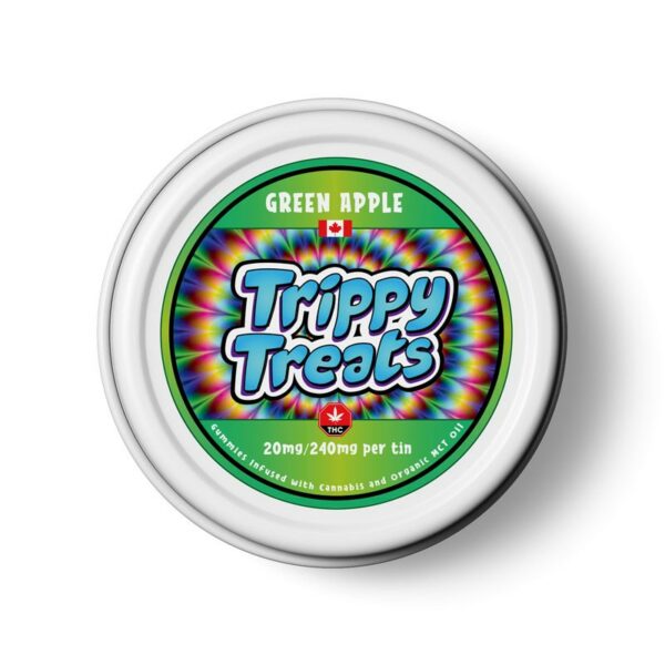 Trippy Treats – Hawaiian Fruit Punch Gummies – 400mg THC | HighGradeAid Canada