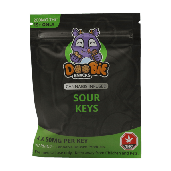 Doobie Snacks – CBD Sour Gummy Bears – 150mg CBD | HighGradeAid Canada