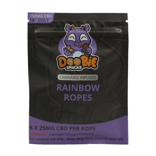 Doobie Snacks – CBD Sour Gummy Bears – 150mg CBD | HighGradeAid Canada