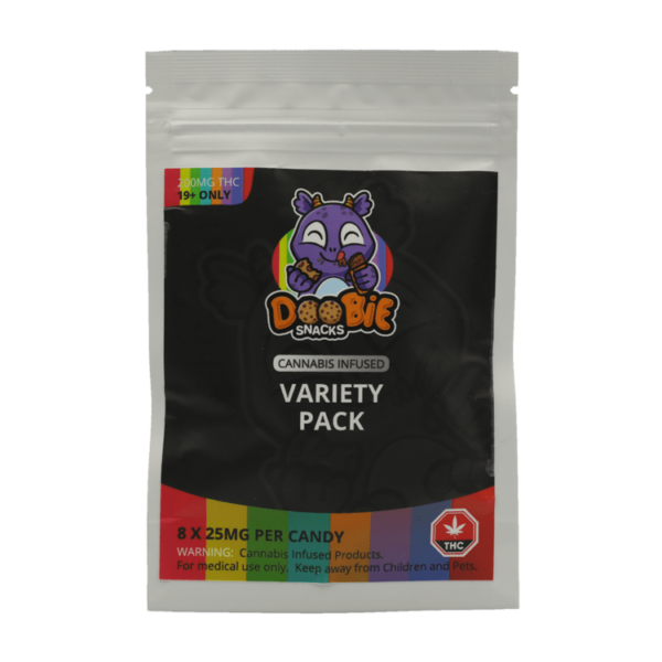 Doobie Snacks – CBD Sour Gummy Bears – 150mg CBD | HighGradeAid Canada