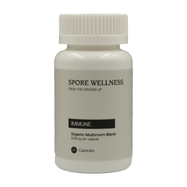Spore Wellness – Organic Mushroom Blend – 500mg | HighGradeAid Canada