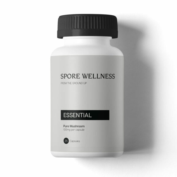 Spore Wellness – Microdose Capsules – Essential – 25 Capsules (100mg per cap) | HighGradeAid Canada