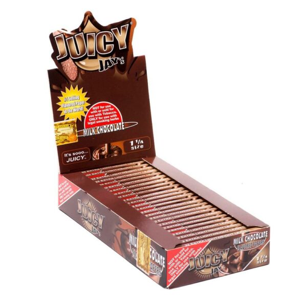 Juicy Jay’s – Hemp Papers (1.25 Inch) – Milk Chocolate | HighGradeAid Canada