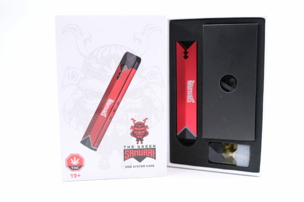The Green Samurai – LED Vape Kit – 1ml THC | HighGradeAid Canada