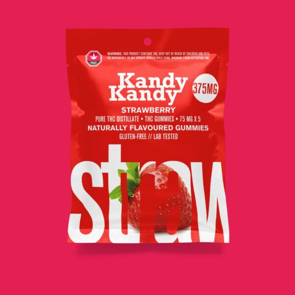 Kandy Kandy – Strawberry Gummies | HighGradeAid Canada