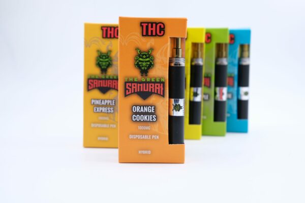 Green Samurai – Disposable Vapes – Sativa – 1ml | HighGradeAid Canada