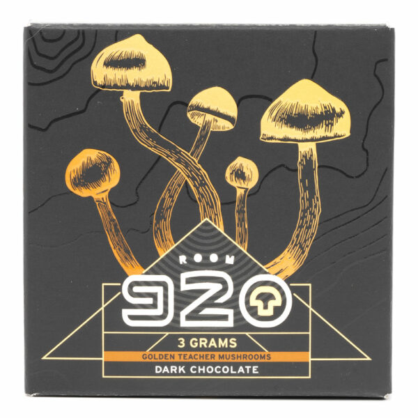 Room 920 – Mushroom Chocolate Bar – Dark Chocolate – 3 Grams | HighGradeAid Canada