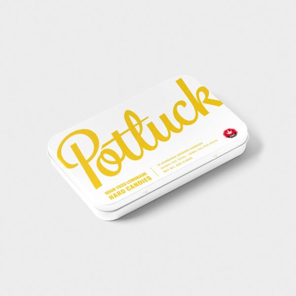 Potluck – Hard Candy – Sour Yuzu Lemonade – 300mg THC | HighGradeAid Canada