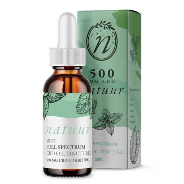 Natuur – Full Spectrum CBD Oil Tincture – Mint | HighGradeAid Canada