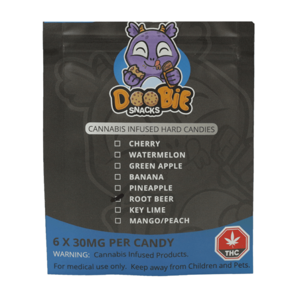 Doobie Snacks – Hard Candies – 180mg THC | HighGradeAid Canada