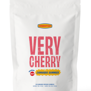 Onestop – Very Cherry THC Gummies 500mg | HighGradeAid Canada