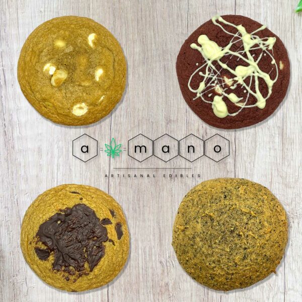 Amano Edibles – Cookies – 200mg | HighGradeAid Canada