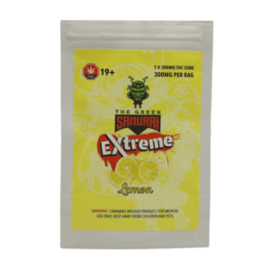 Green Samurai Extreme – Lemon Gummy – 300mg THC | HighGradeAid Canada